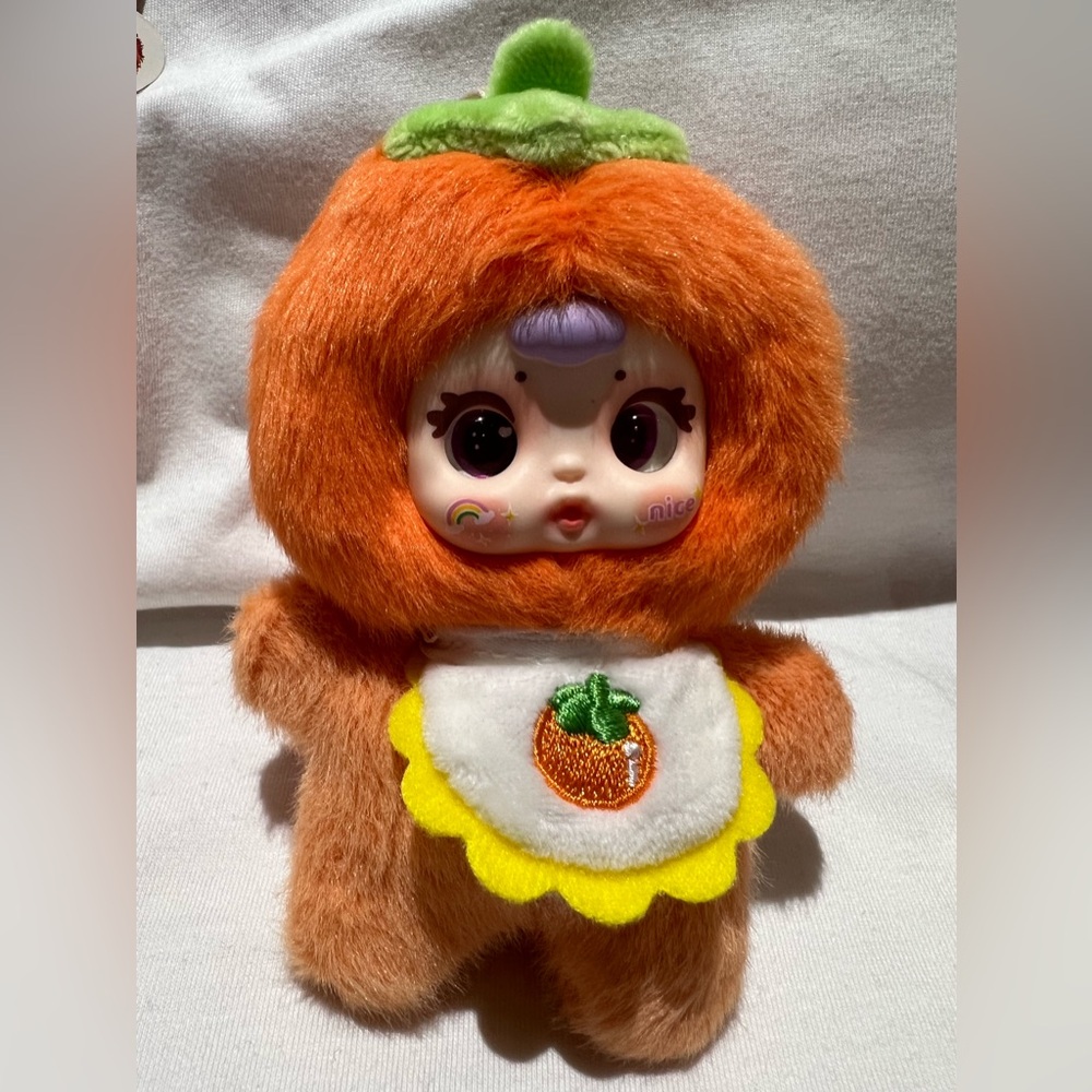 New MM Sugar Baby Colorful Fruits Plush Pendant - Open Confirmed Orange